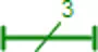 Reglette 3 tube fluorescent