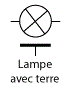 Lampe avec terre