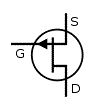 Transistor JFET canal P